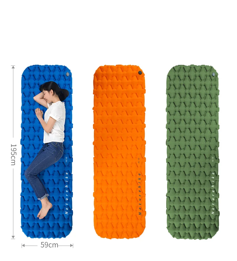 Naturehike Camping Mat Ultralight Sleeping Pad Outdoor Air Mat Portable Camping Folding Bed Beach Travel Inflatable Mattress