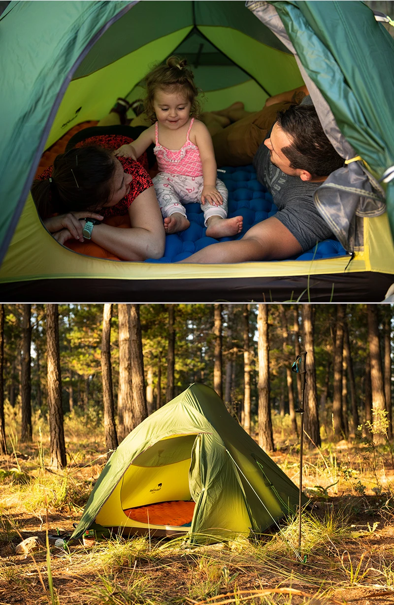 Naturehike Camping Mat Ultralight Sleeping Pad Outdoor Air Mat Portable Camping Folding Bed Beach Travel Inflatable Mattress