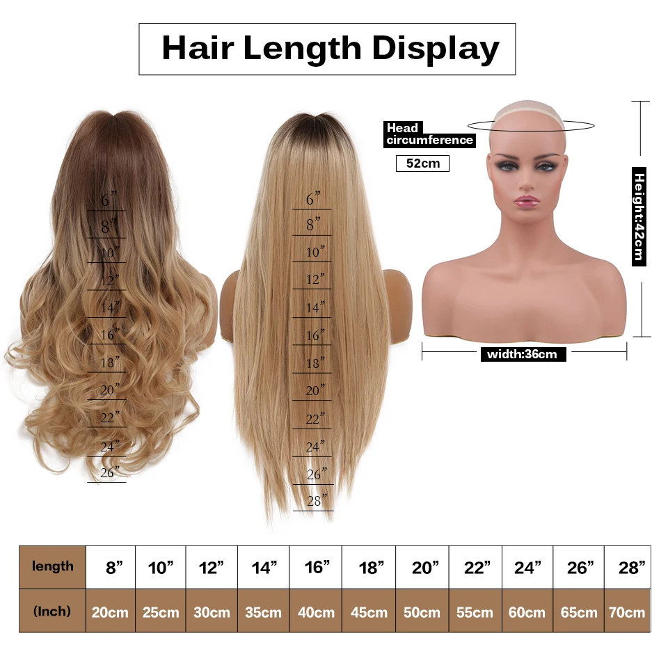 HENRY MARGU Long Straight Synthetic Wigs for Women Natural Brown Blonde Wig with Bangs Heat Resistant Cosplay Party Hair
