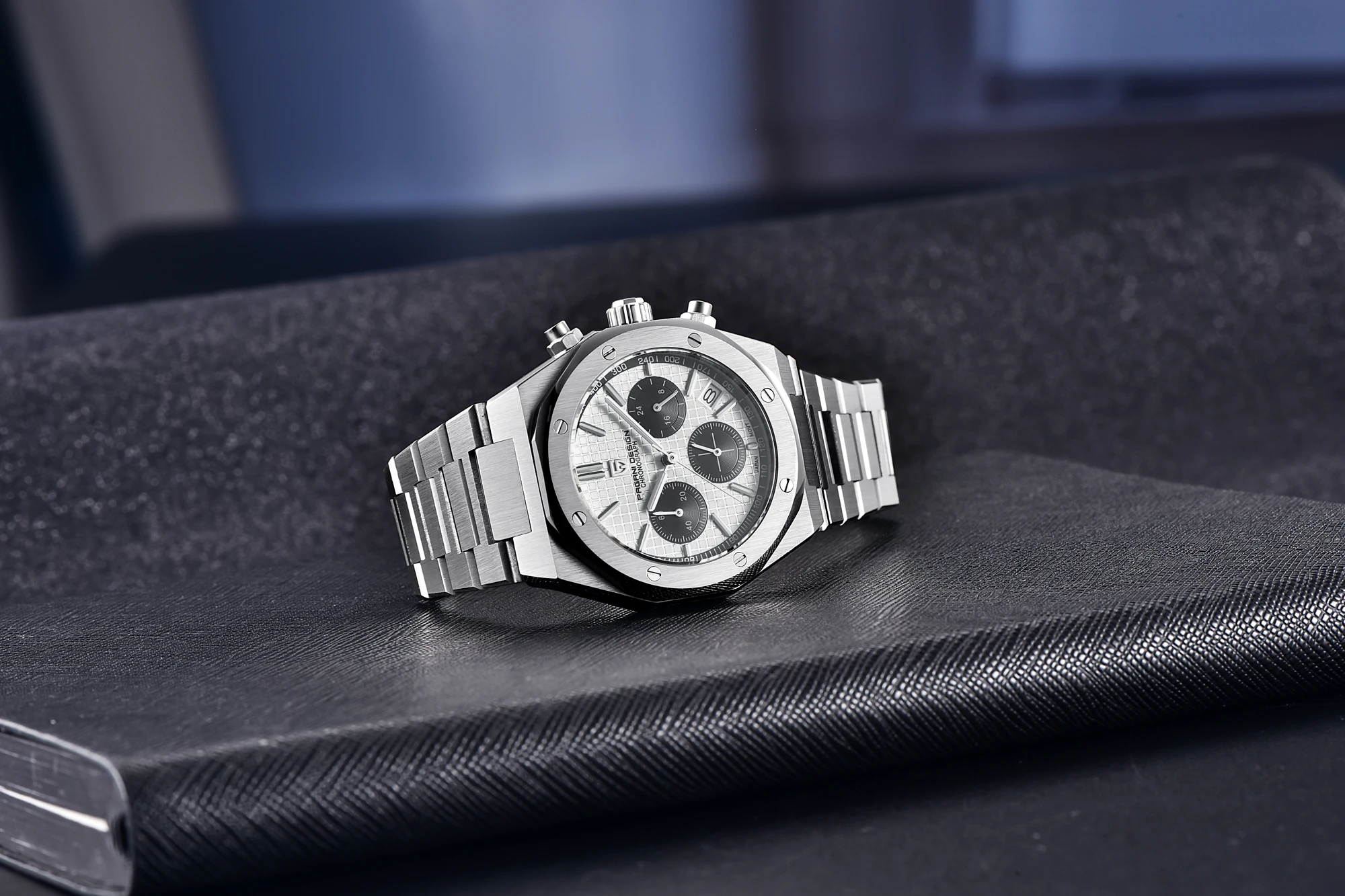 PAGANI Design 2025 New Men Quartz Watch VK63 Sapphire Crystal Luminous Stainless Steel PD1707 200m Waterproof Reloj Hombre