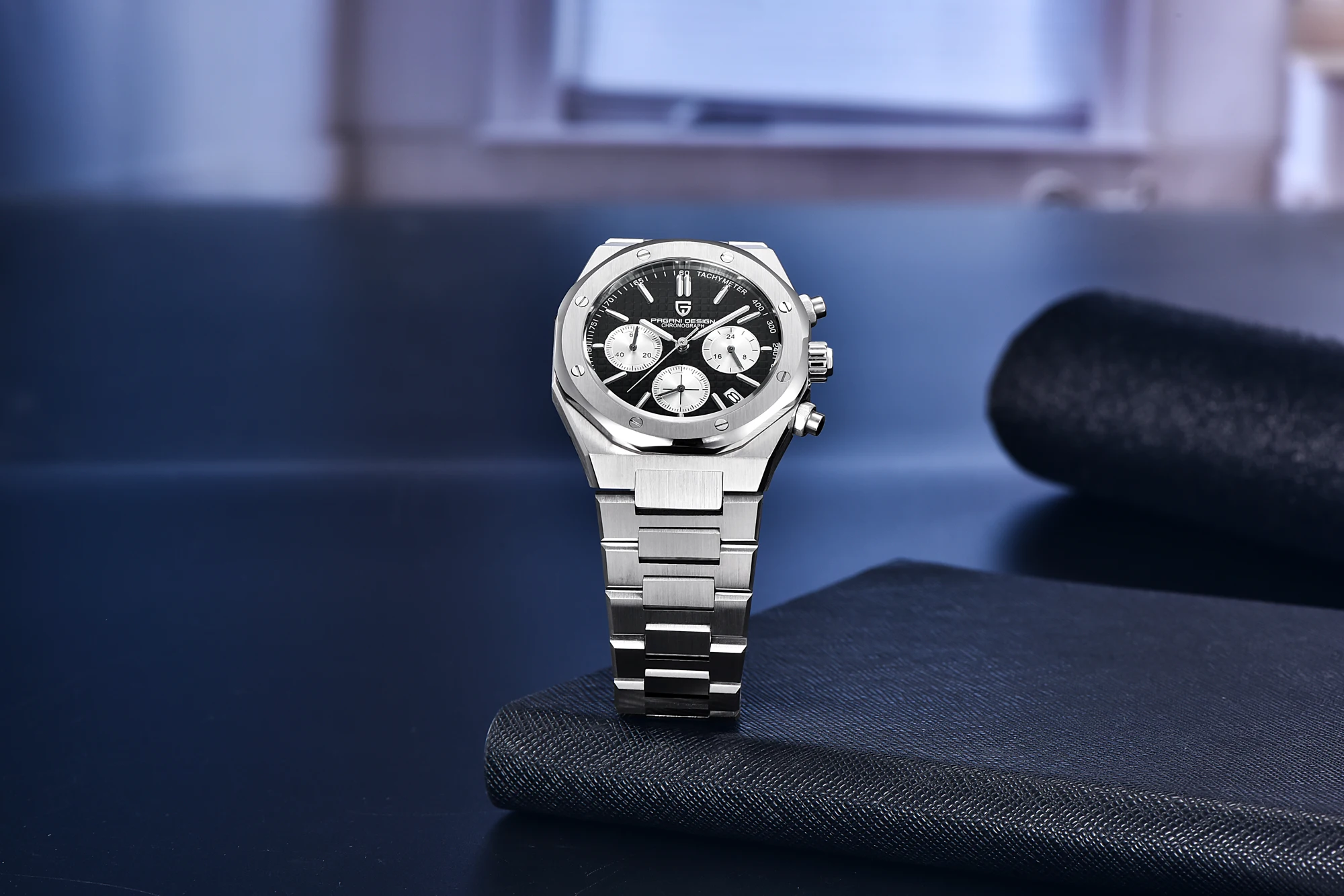 PAGANI Design 2025 New Men Quartz Watch VK63 Sapphire Crystal Luminous Stainless Steel PD1707 200m Waterproof Reloj Hombre