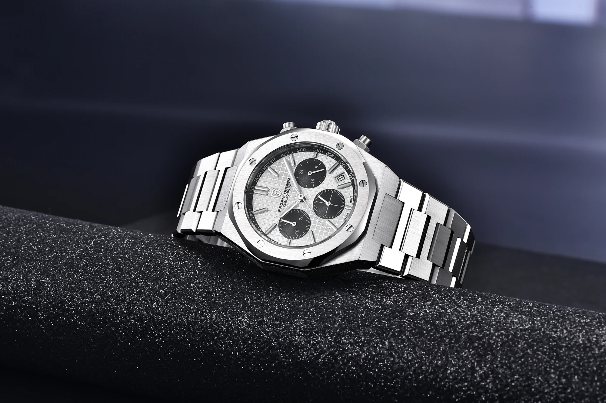 PAGANI Design 2025 New Men Quartz Watch VK63 Sapphire Crystal Luminous Stainless Steel PD1707 200m Waterproof Reloj Hombre