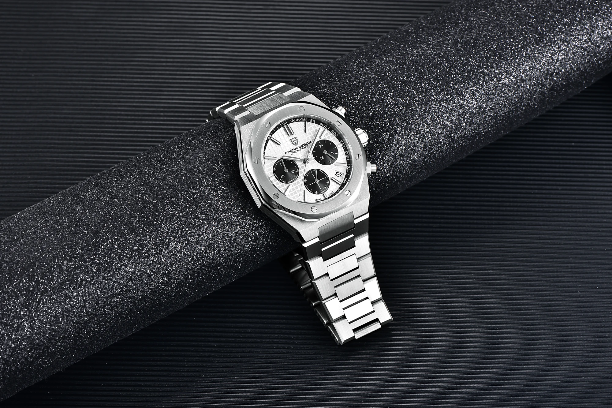 PAGANI Design 2025 New Men Quartz Watch VK63 Sapphire Crystal Luminous Stainless Steel PD1707 200m Waterproof Reloj Hombre