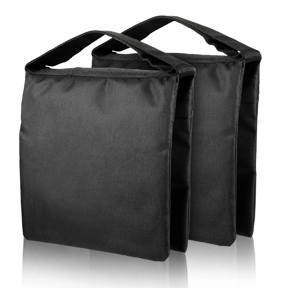 Photography Black Sandbags Use For Background Backdrop Stand,Photo Studio Boom Arm Cantilever Light Tripod,Heavy Duty Sand Bag