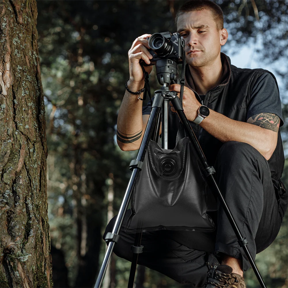 Photography Black Sandbags Use For Background Backdrop Stand,Photo Studio Boom Arm Cantilever Light Tripod,Heavy Duty Sand Bag