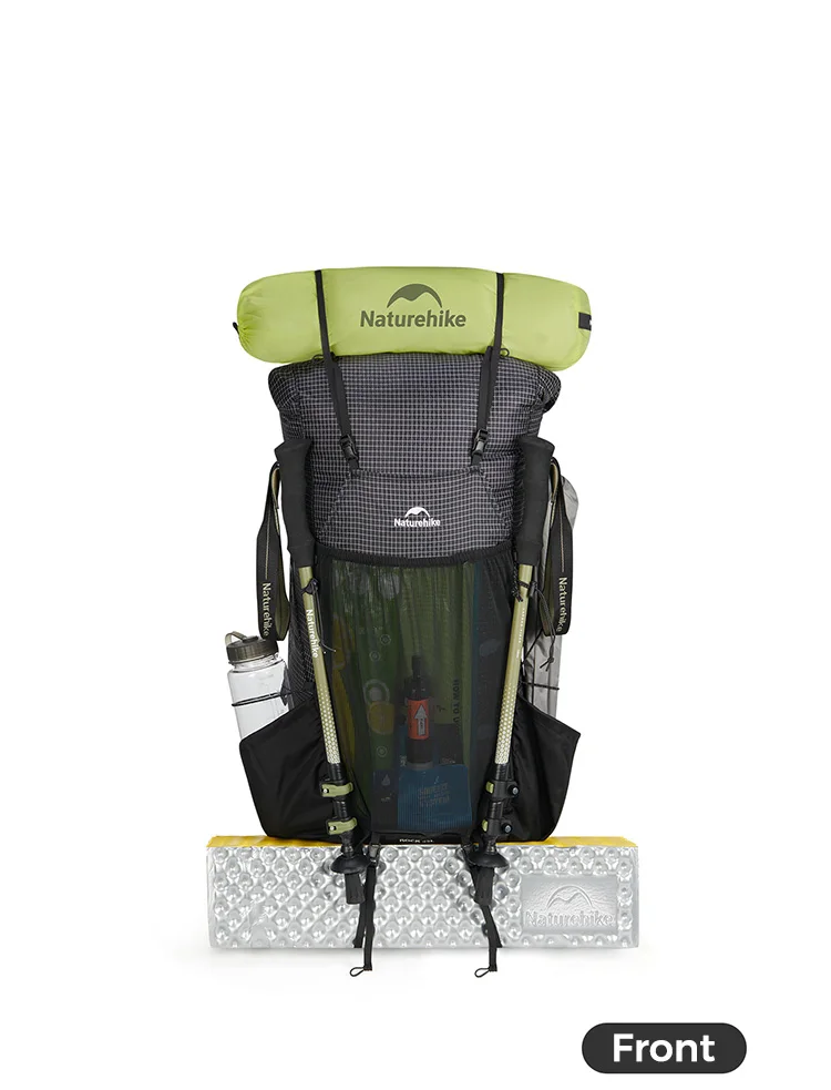 Naturehike Backpack Rock 2.0 Outdoor Men's Women's Hiking Backpack Large Capacity 60+5L Waterproof Climbing Travel Backpack