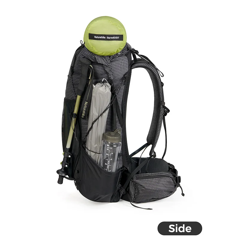 Naturehike Backpack Rock 2.0 Outdoor Men's Women's Hiking Backpack Large Capacity 60+5L Waterproof Climbing Travel Backpack