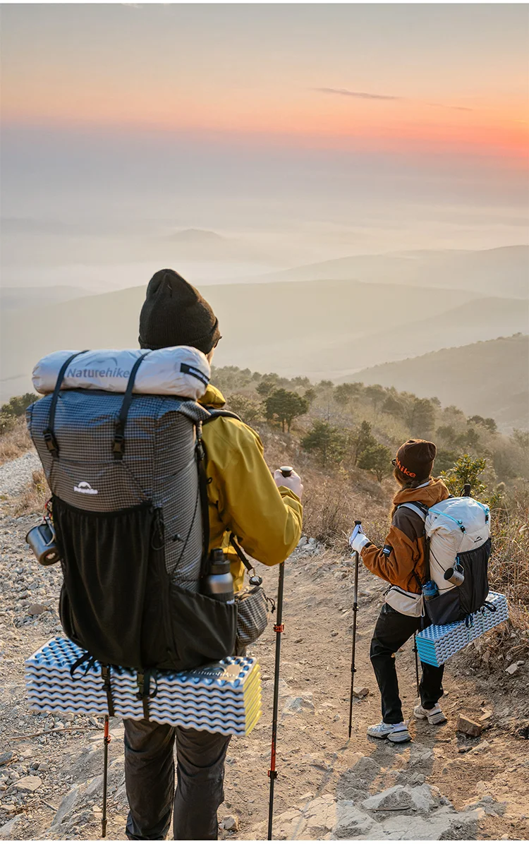 Naturehike Backpack Rock 2.0 Outdoor Men's Women's Hiking Backpack Large Capacity 60+5L Waterproof Climbing Travel Backpack