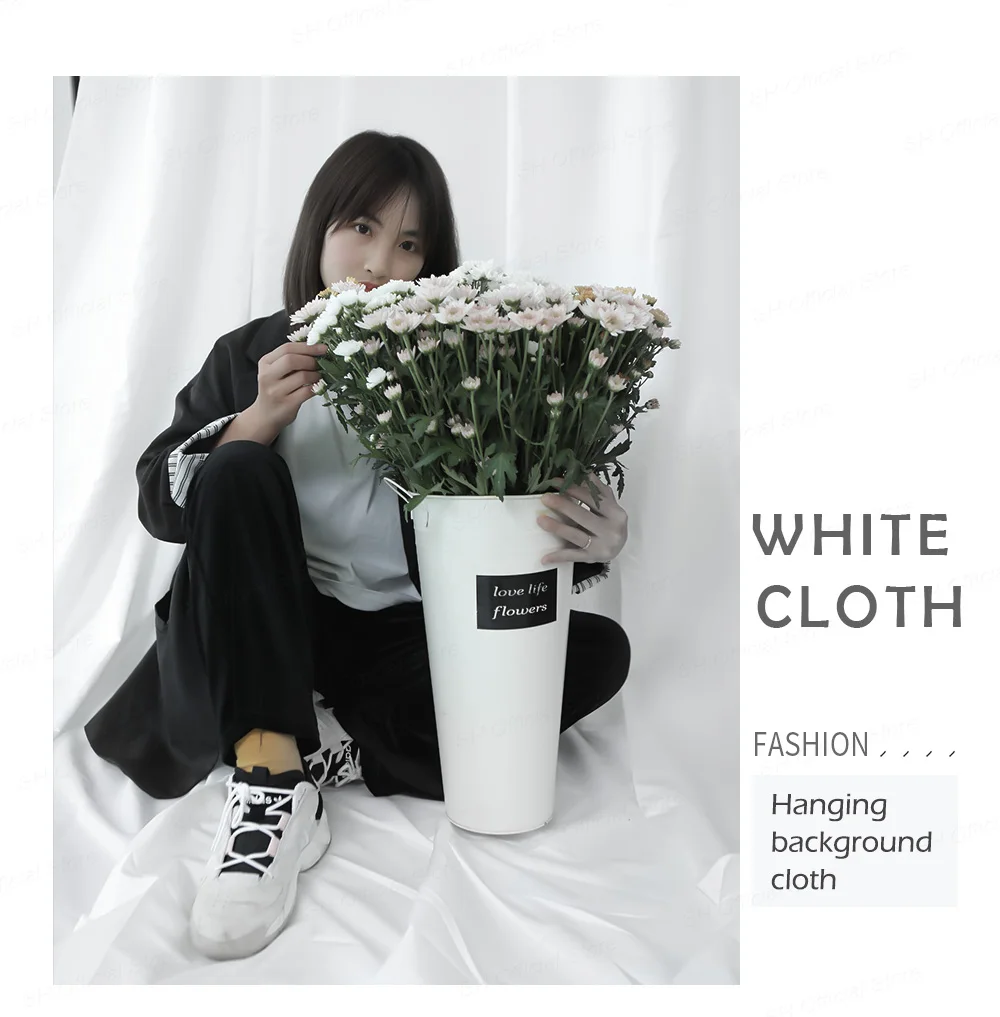 Photography 1.6Mx2M/3M Background Backdrop Cloth Muslin Textile Fabric White Green Screen Chroma Key For Photo Studio Shooting