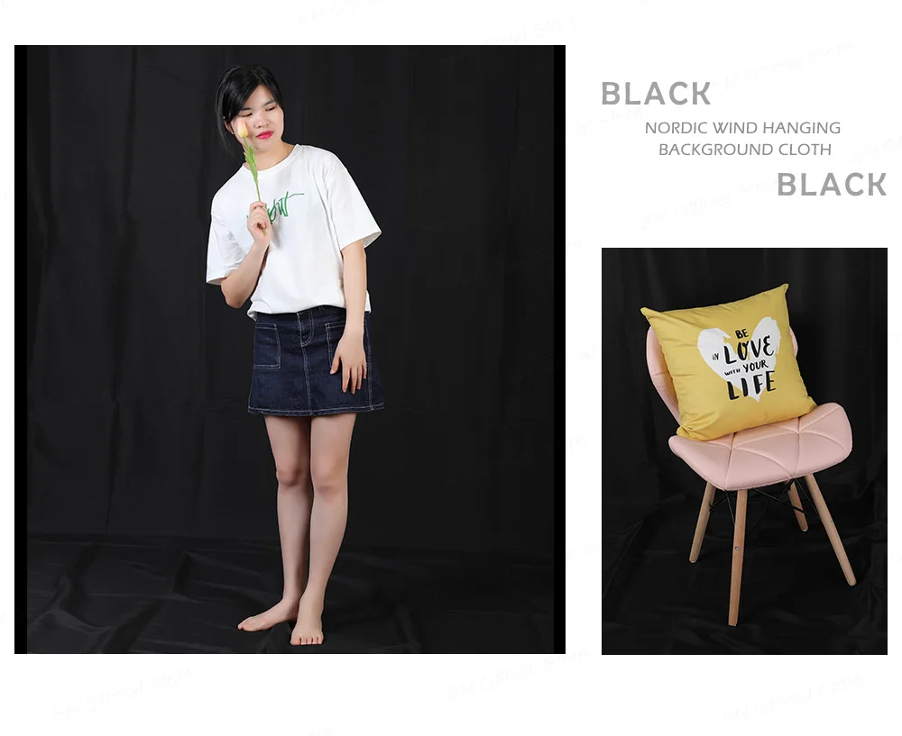 Photography 1.6Mx2M/3M Background Backdrop Cloth Muslin Textile Fabric White Green Screen Chroma Key For Photo Studio Shooting