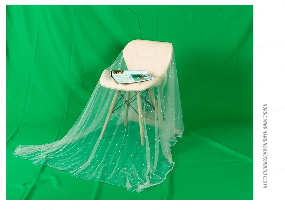 Photography 1.6Mx2M/3M Background Backdrop Cloth Muslin Textile Fabric White Green Screen Chroma Key For Photo Studio Shooting