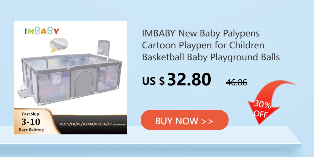 IMBABY Baby Playpen Indoor Baby Playground Park for Baby Corralito Basketball Baby Activity Gym Outdoor Play Groundbox Dry Pool