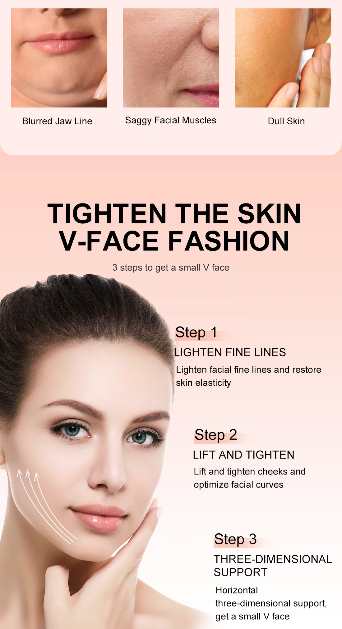 Face-lift Cream Anti-Aging Slimming Face Lifting Firming Massage Cream Anti-Wrinkle Moisturizing Beauty Skin Care Facial Cream