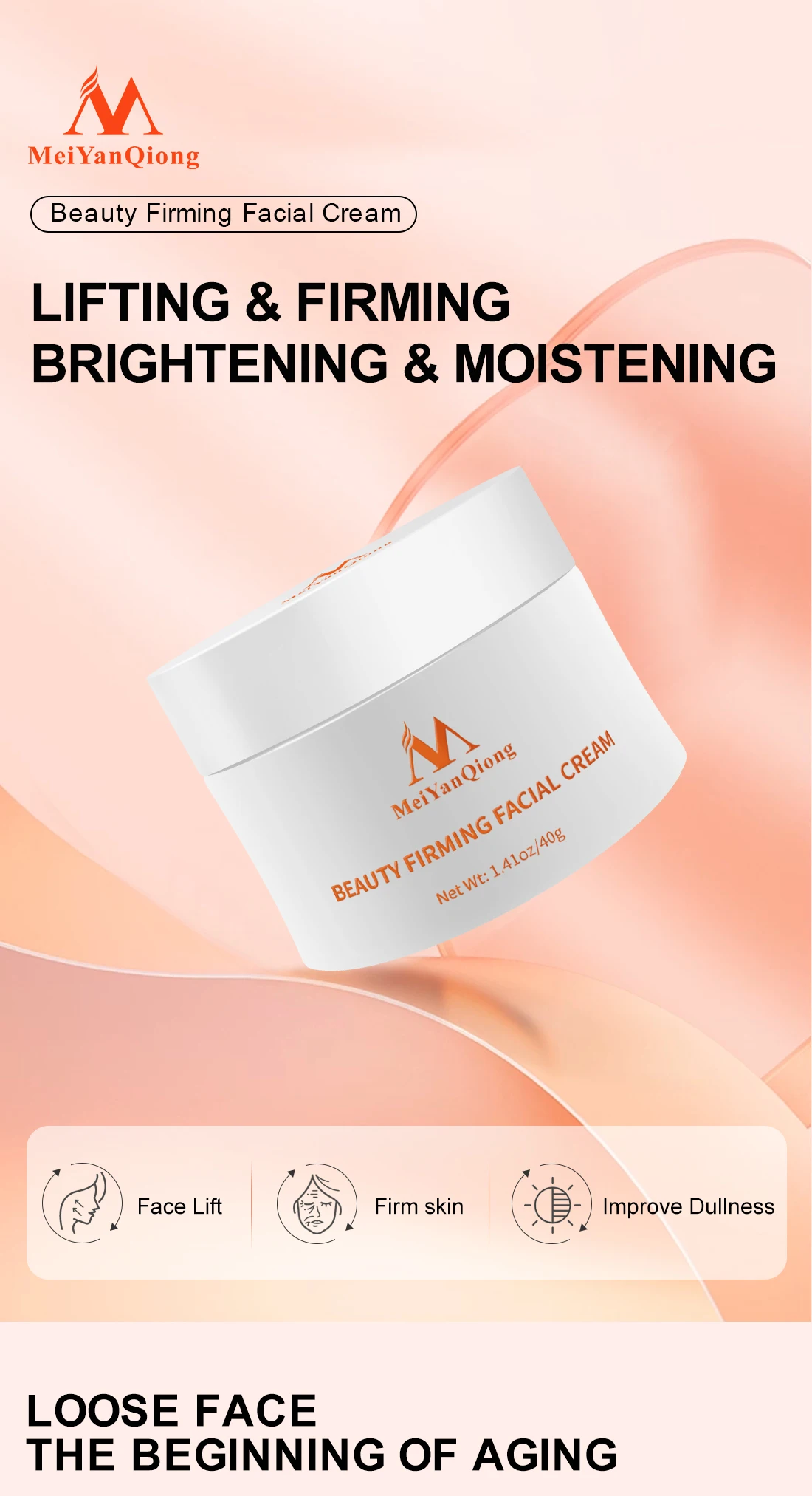 Face-lift Cream Anti-Aging Slimming Face Lifting Firming Massage Cream Anti-Wrinkle Moisturizing Beauty Skin Care Facial Cream