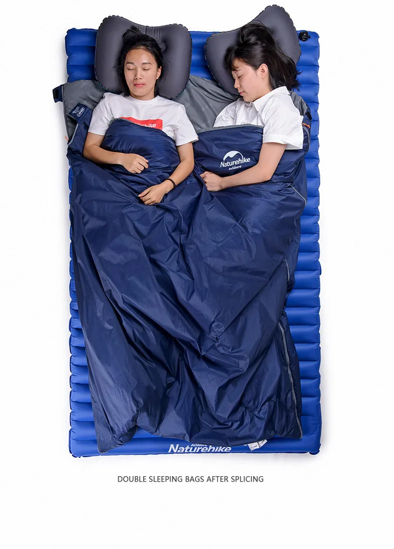 Naturehike Sleeping Bag LW180 Ultralight 3 Season Camping Hiking Sleeping Bags Outdoor Portable Waterproof Cotton Sleeping Bag