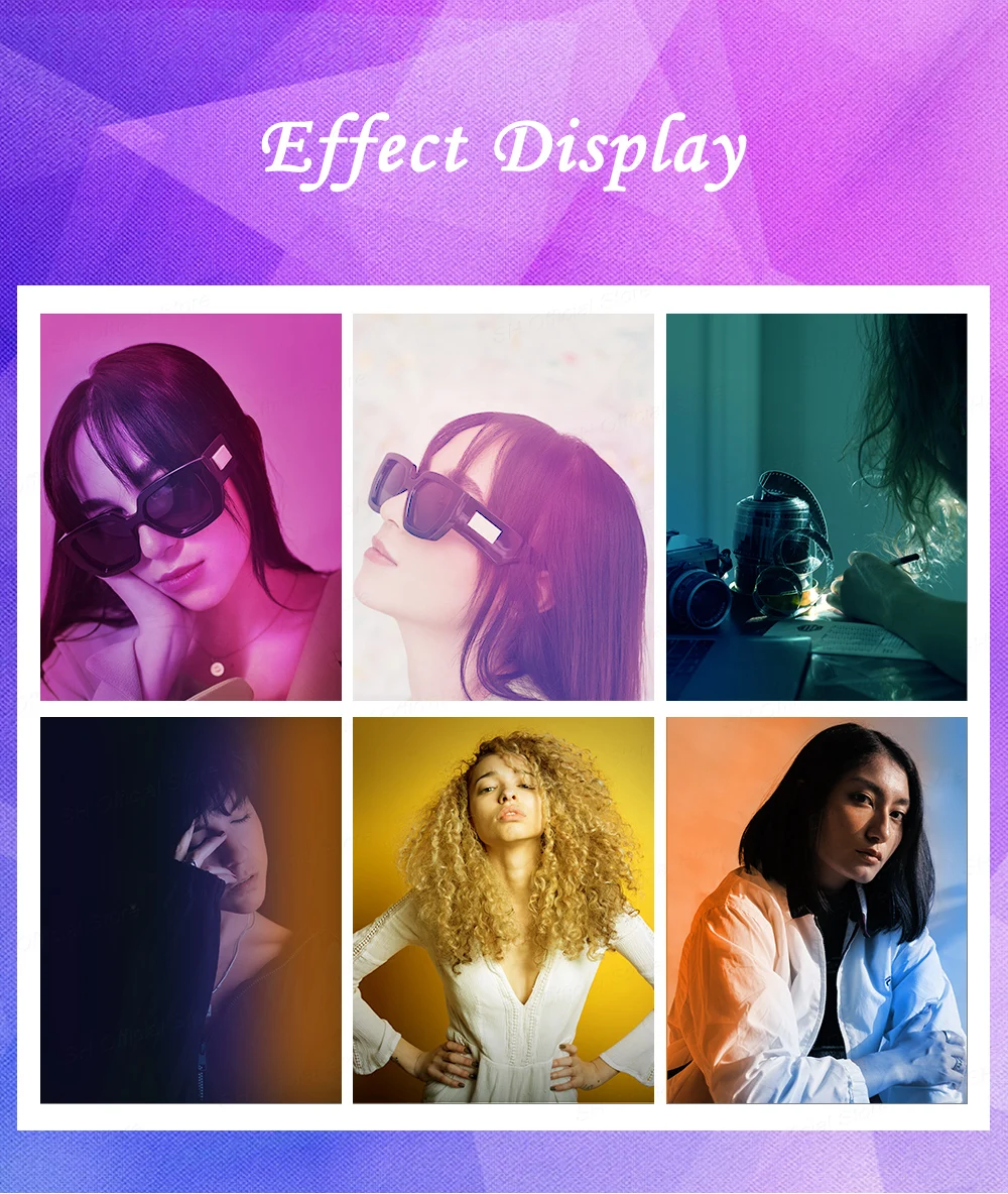 SH W140 RGB Video Light 2500-9000K 3100mAh LED Camera Light With Diffuser Effect Vlog Fill Light Photography Lighting