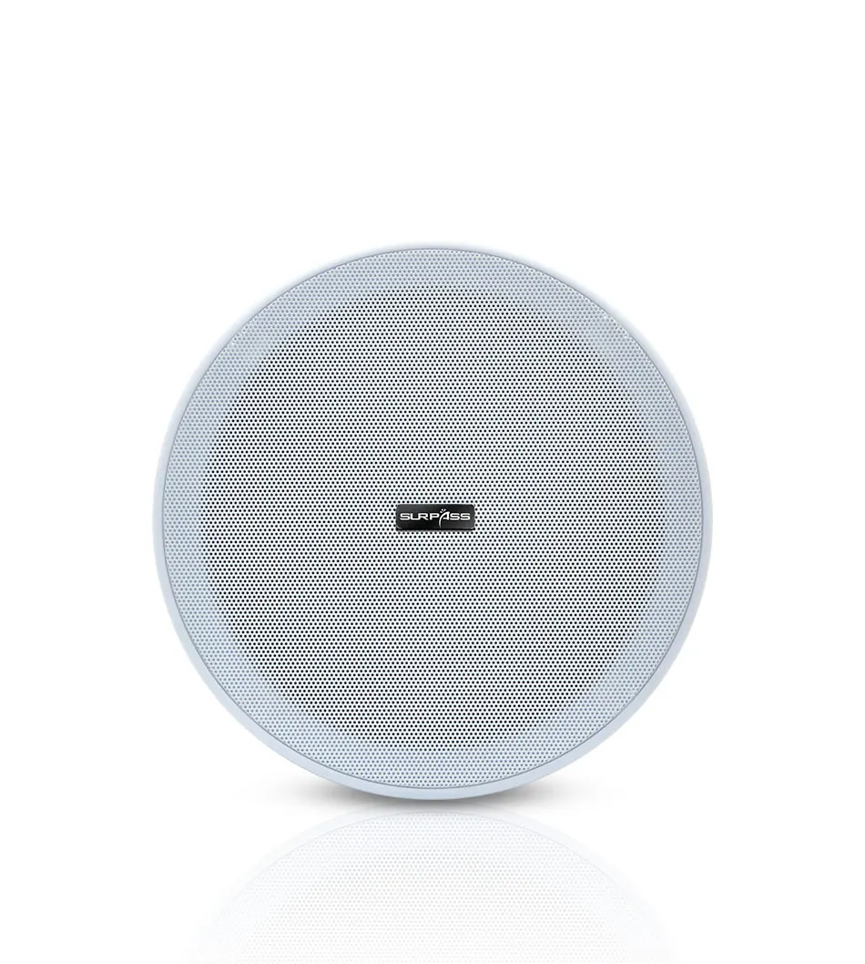 15W PA Sound System 6inch Home Passive In-ceiling Speaker HiFi Recessed Full Range Music Loudspeaker for Hotel Office Gym House