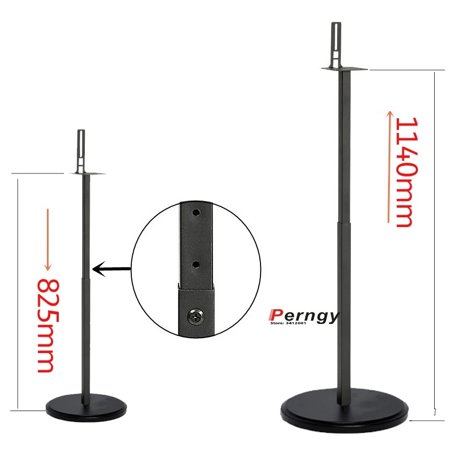 1 Pair=2PC White SF10L 82.5cm-114cm Q930 9500 990C Q990F Q30B Q90B Round Base Adjust Surround Sound Speaker Display Floor Stand