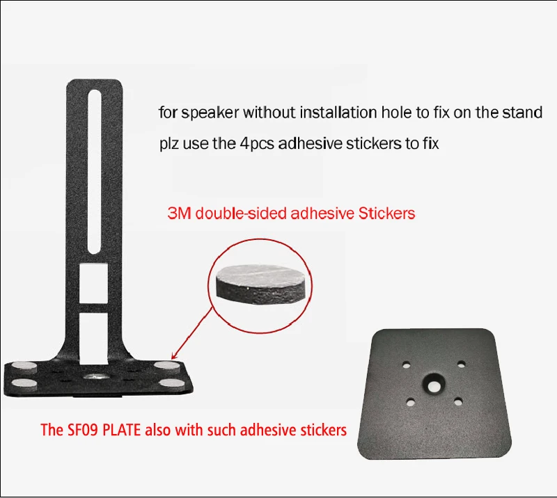 1 Pair=2PC White SF10L 82.5cm-114cm Q930 9500 990C Q990F Q30B Q90B Round Base Adjust Surround Sound Speaker Display Floor Stand