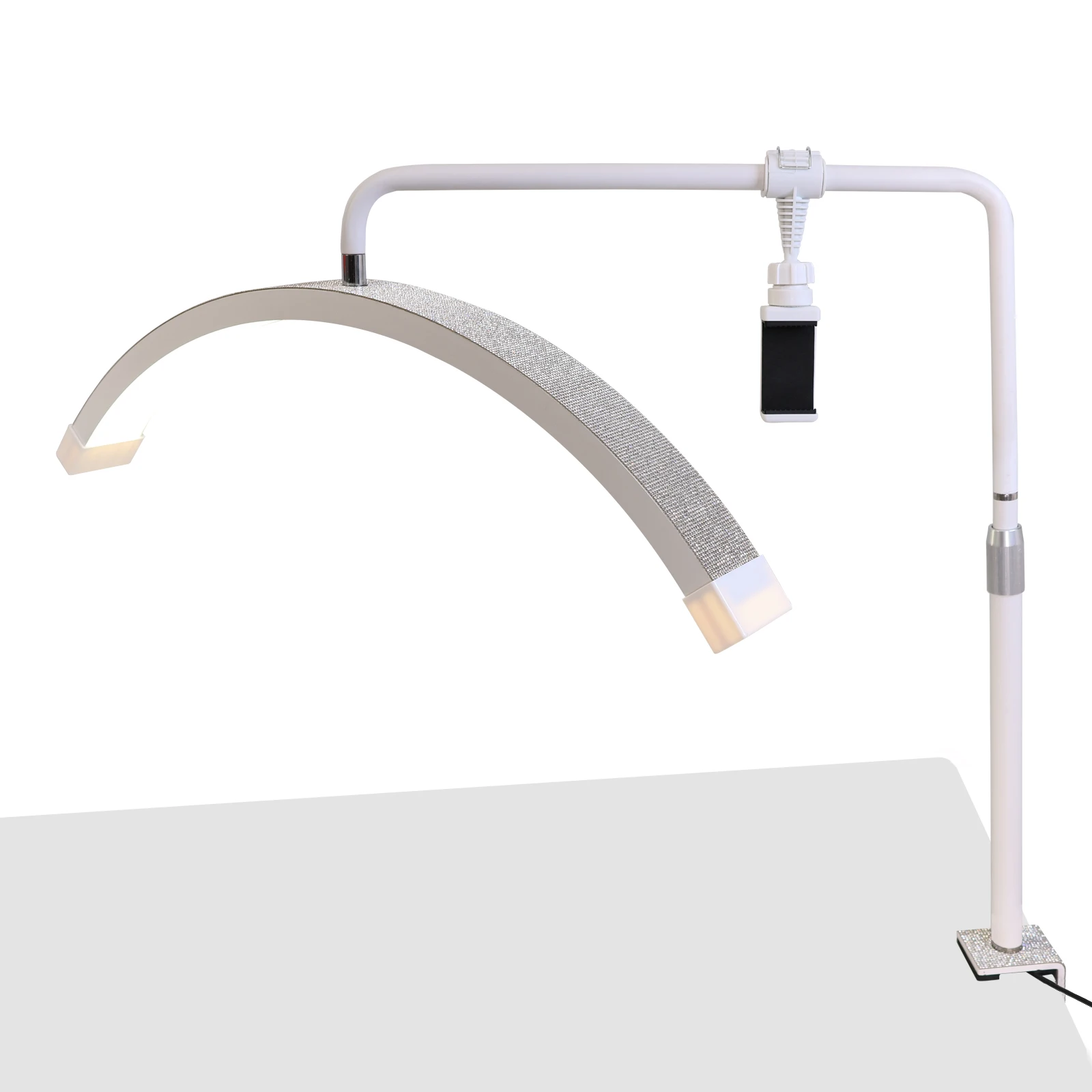 Fosoto Fashion Arc Photography Lamp LED Half-Moon Shaped Light Led Video Lash Light With For Beauty Eyelash Tattoo Makeup