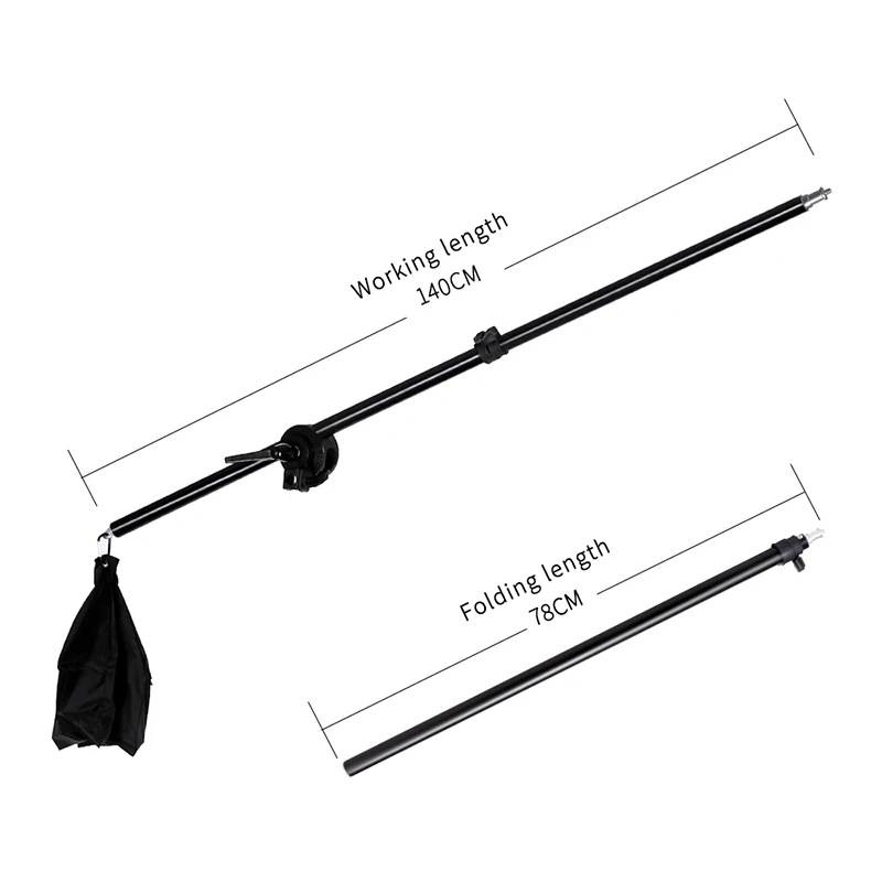 Photograp Light Stand Cross Arm With Weight Bag Photo Studio Kit Photo Studio Accessories Extension Rod For Softbox Ring Light