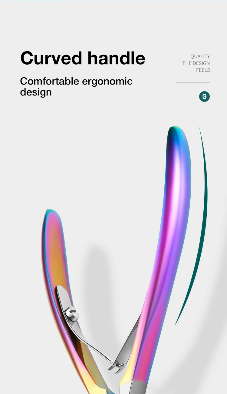 MR.GREEN Gorgeous Colorful Cuticle Nippers Cuticle Clippers Nail Manicure Scissors Trimmer Dead Skin Remover Stainless Stee Tool