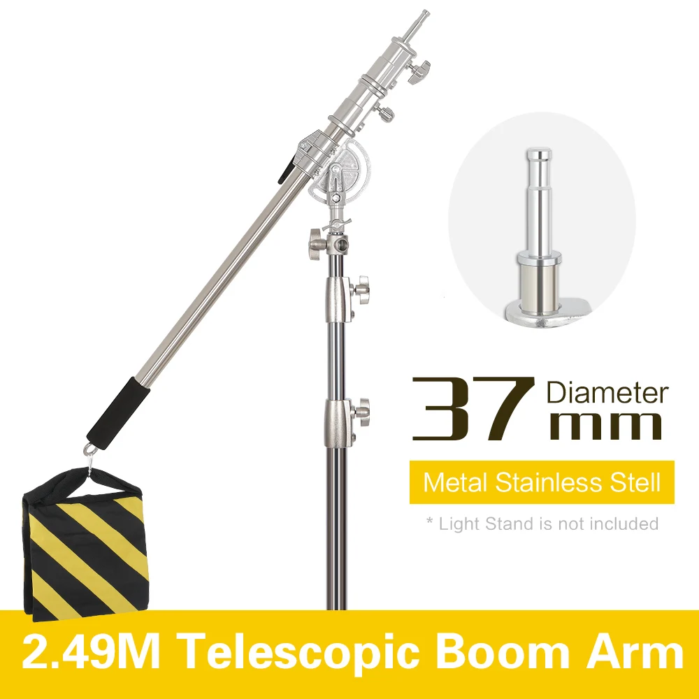 GSYXERGILES 290cm Aluminum Alloy Light Stand Portable Ring Light Stand Mobile Phone Photo Stands for photographic apparatus