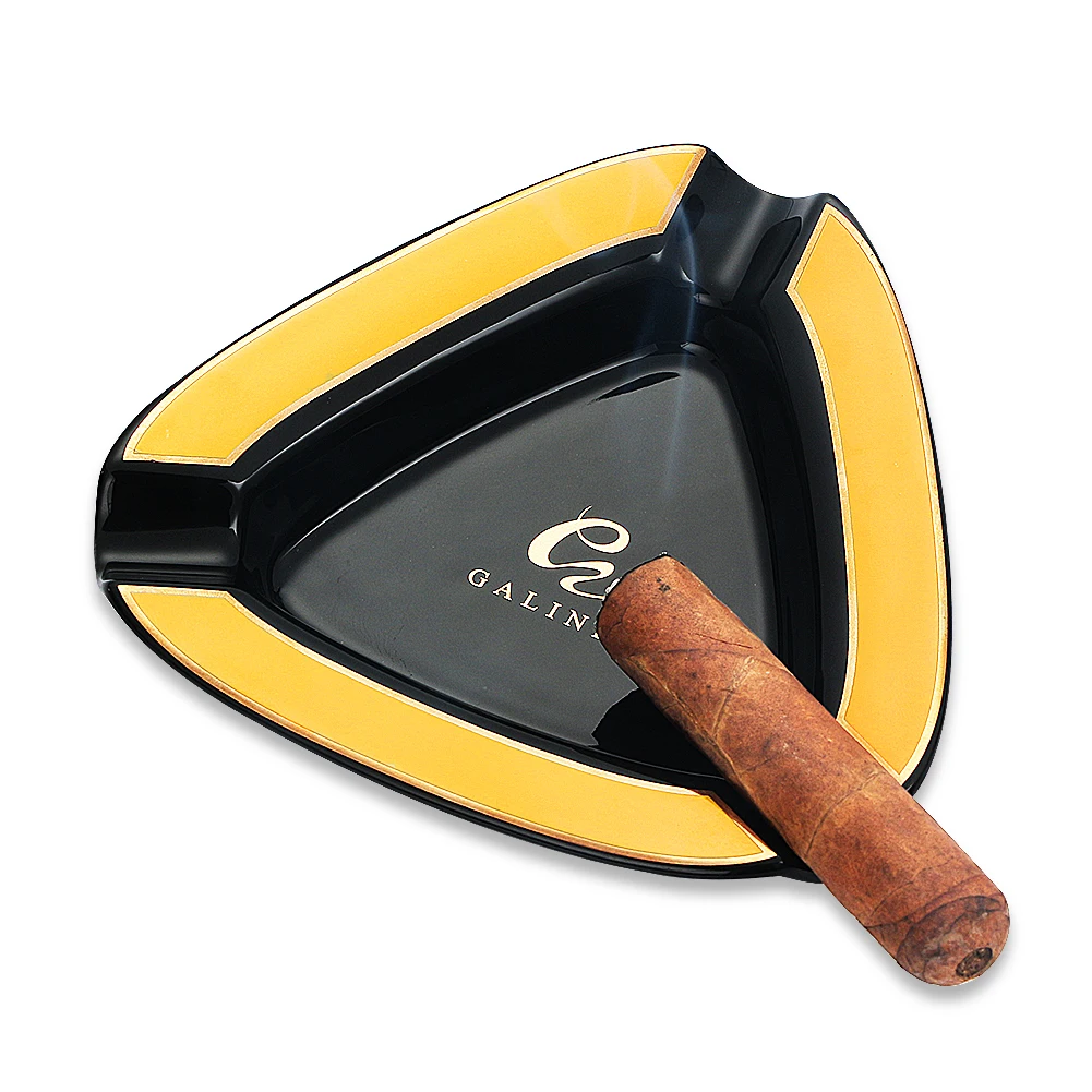 Large Ceramic Cigar Ashtray Home Round Living Room Creative Cigar Holder Stand Cenicero For Cigar Tobacco Cigarette Ashtrays