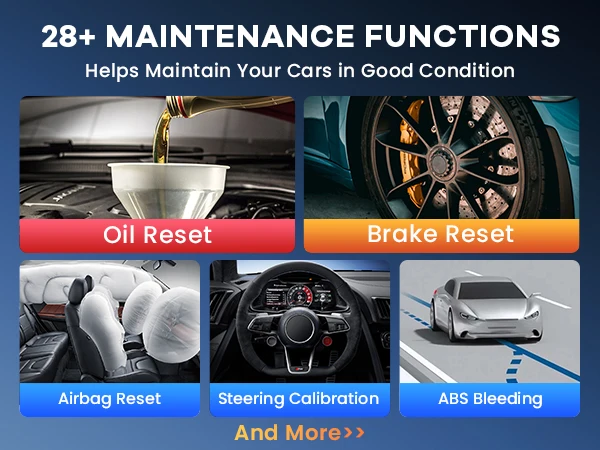MUCAR VO7S Automotive Diagnostic Tool Bi Directional Scan Tool OBD2 Scanner ECU Coding 28 Resets Full System Life Free CANFD FCA