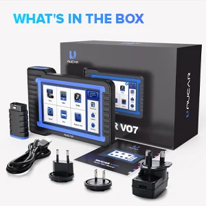 MUCAR VO7S Automotive Diagnostic Tool Bi Directional Scan Tool OBD2 Scanner ECU Coding 28 Resets Full System Life Free CANFD FCA