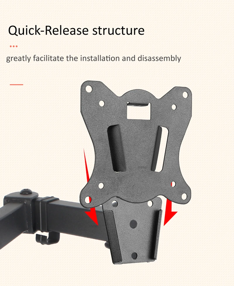 (80cm) DL-T902-280II Full Motion Dual Monitor Desktop Stand Holder 10'-27' Clamp Grommet Hole Base PC Mount Foldable Arm 12kg
