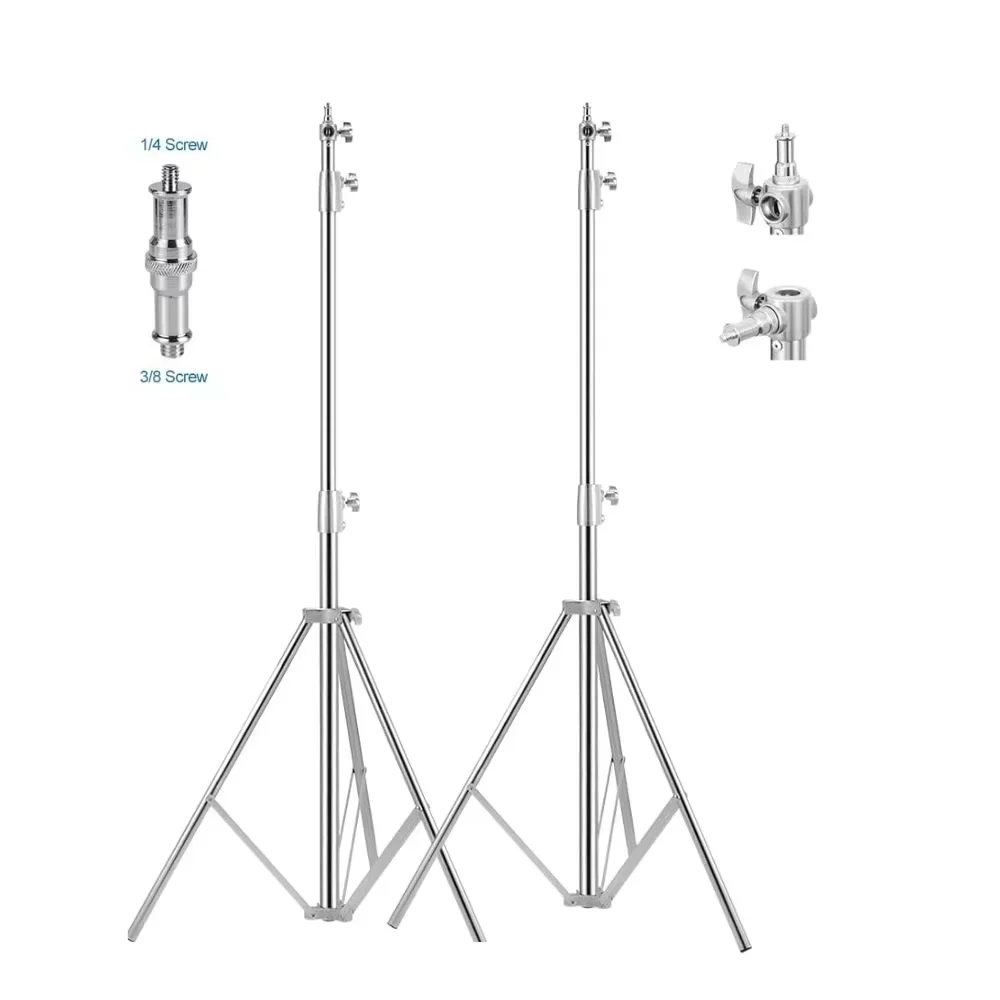 Photographic Equipment Professional Stainless Steel 2.8-3.3m Heavy Duty Light Stand Studio Softbox Heavy Duty Tripod Carrybag