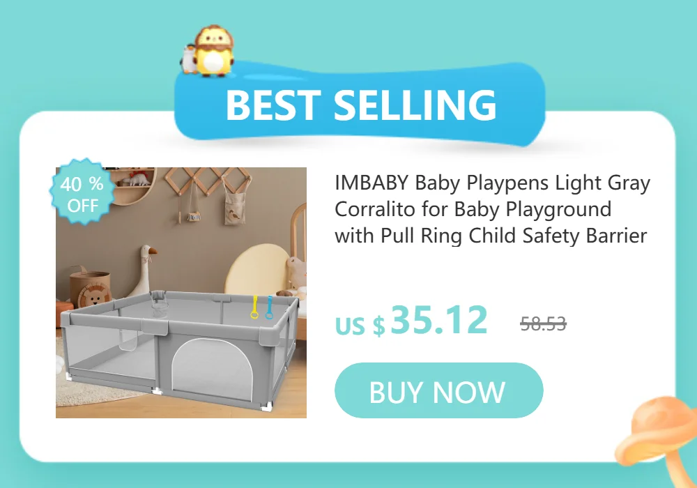 IMBABY New Playpen for Children Cartoon Baby Palypens Basketball Baby Playground Fence for Child Safety Barriers Baby Dry Pool