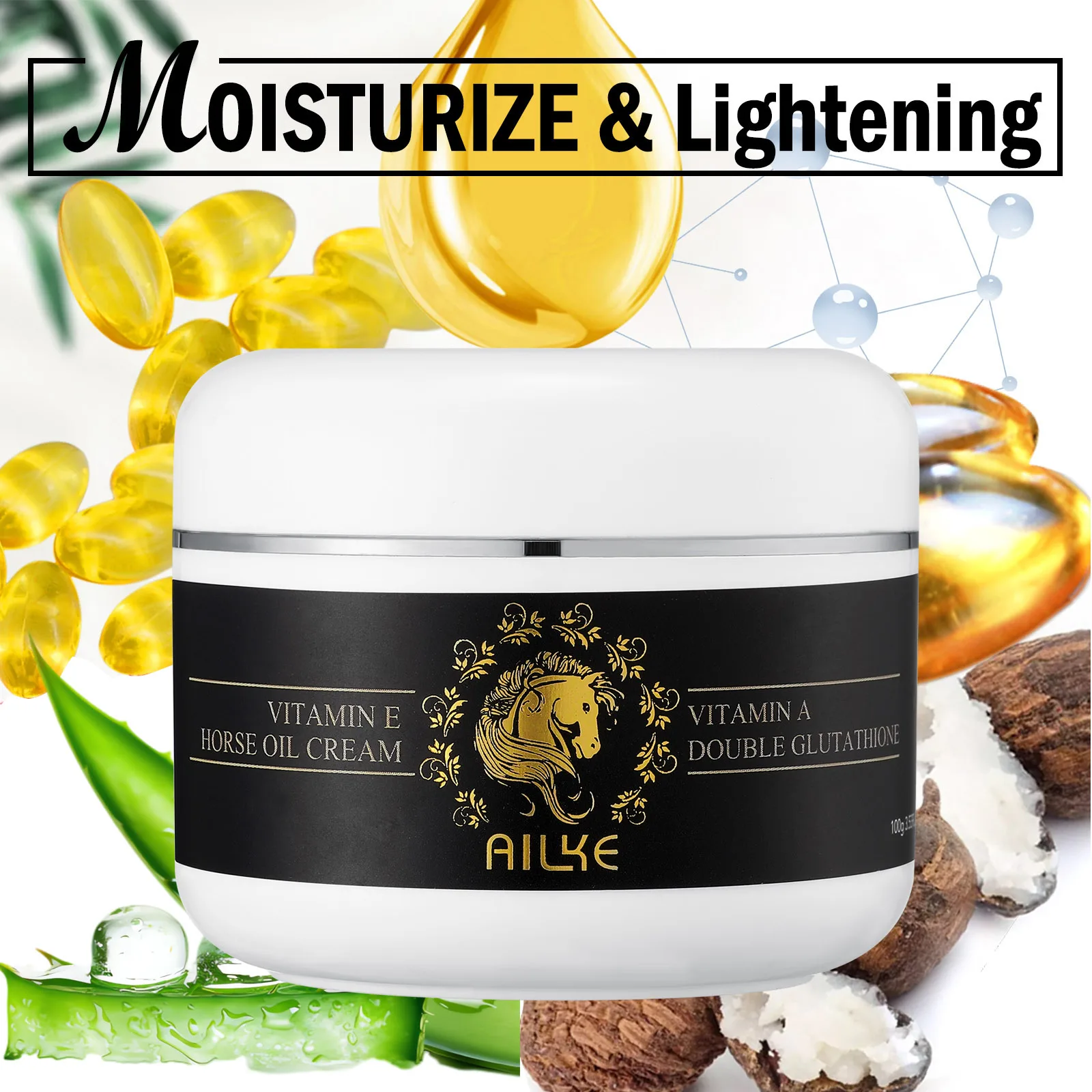 AILKE Collagen Whitening Set, Lightening, Moisturizing, Hydrating, Anti Dark Spots, Hyperpigmentation, For All Skin Types