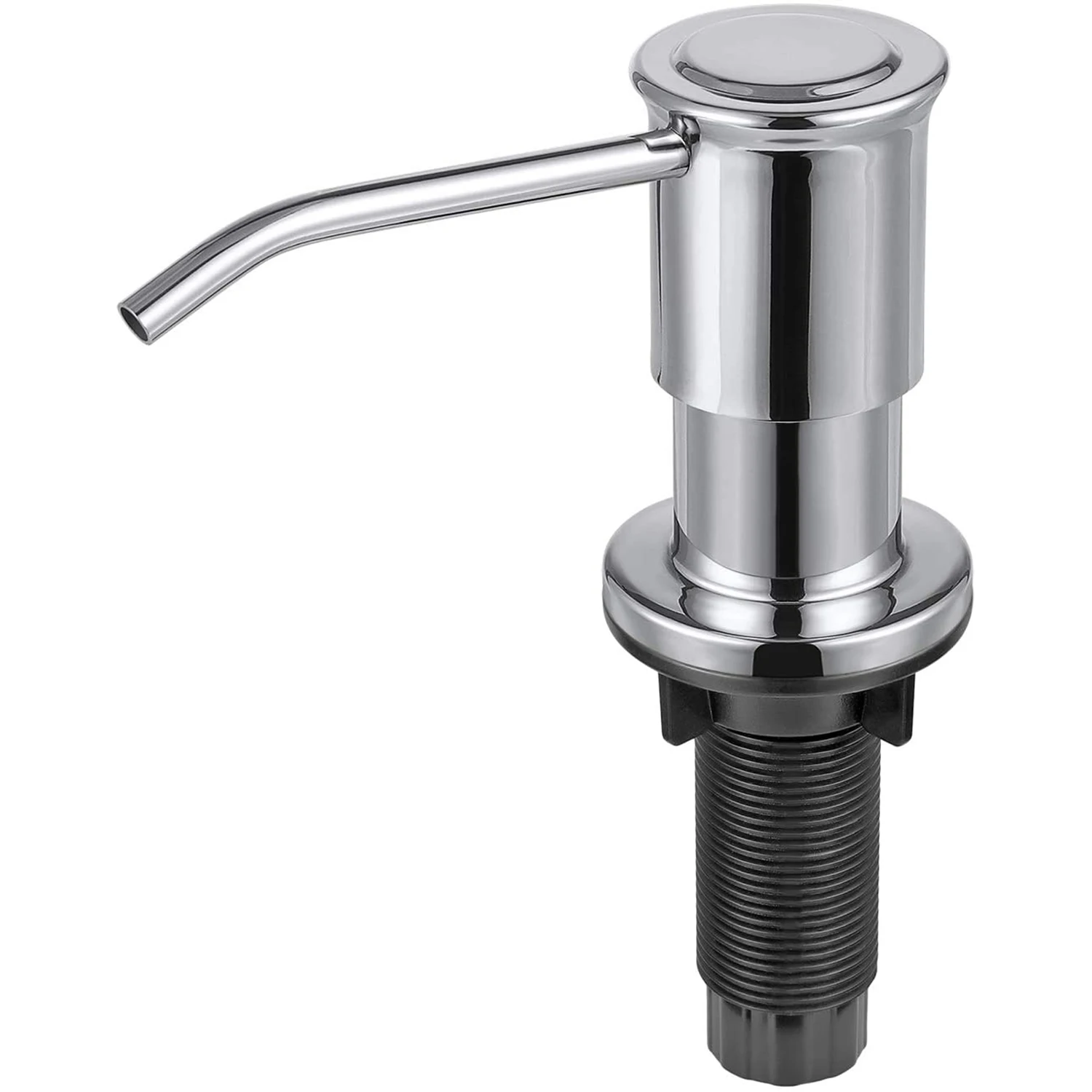 Samodra Liquid Soap Dispensers With 500ml Bottle Stainless Steel Pump For Kitchen Sink Built In Chrome/Nickel Dispenser Soap