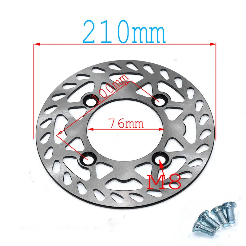 180mm 190mm 200mm 210mm 220mm 230mm Front Rear disc brake disc plate for Motorcycle KAYO BSE 125cc 140cc 160cc pocket dirt bike