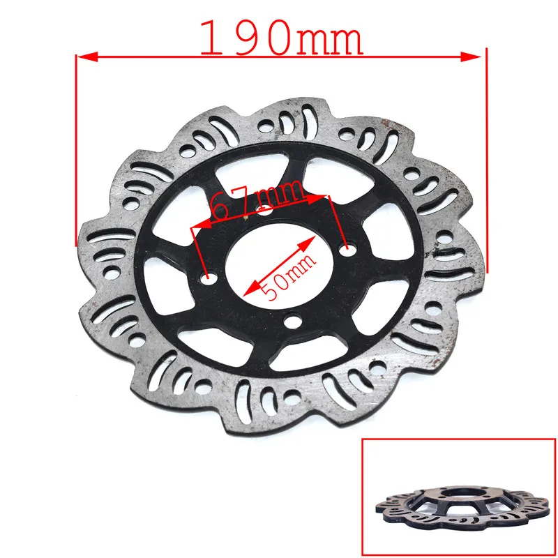 180mm 190mm 200mm 210mm 220mm 230mm Front Rear disc brake disc plate for Motorcycle KAYO BSE 125cc 140cc 160cc pocket dirt bike
