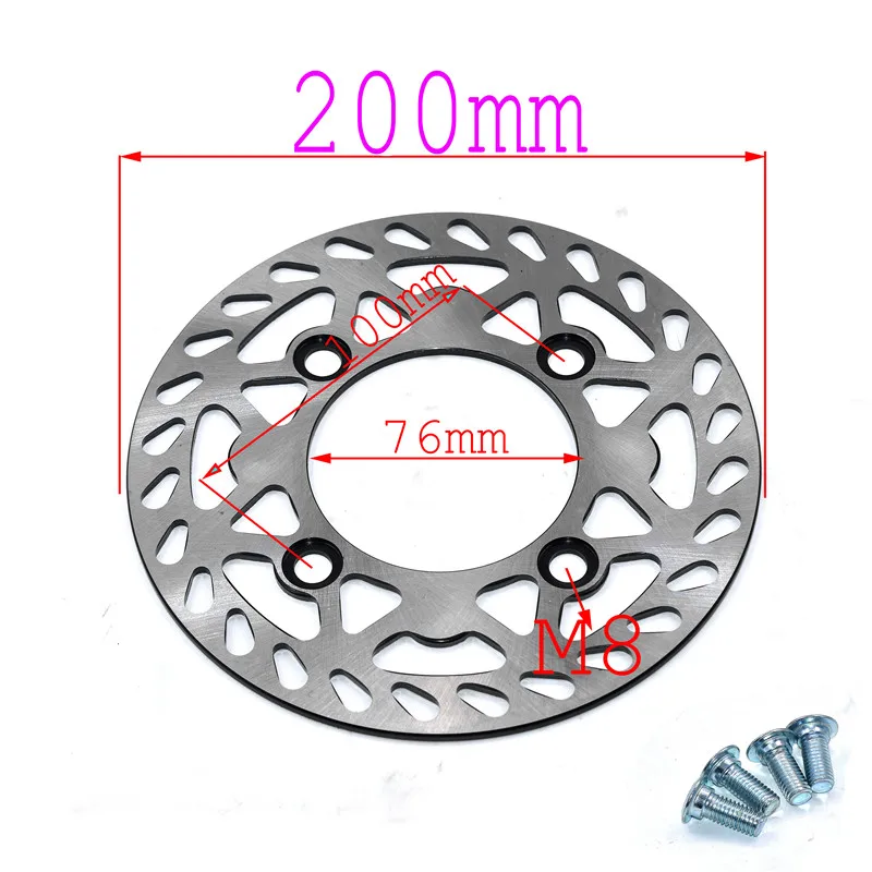 180mm 190mm 200mm 210mm 220mm 230mm Front Rear disc brake disc plate for Motorcycle KAYO BSE 125cc 140cc 160cc pocket dirt bike