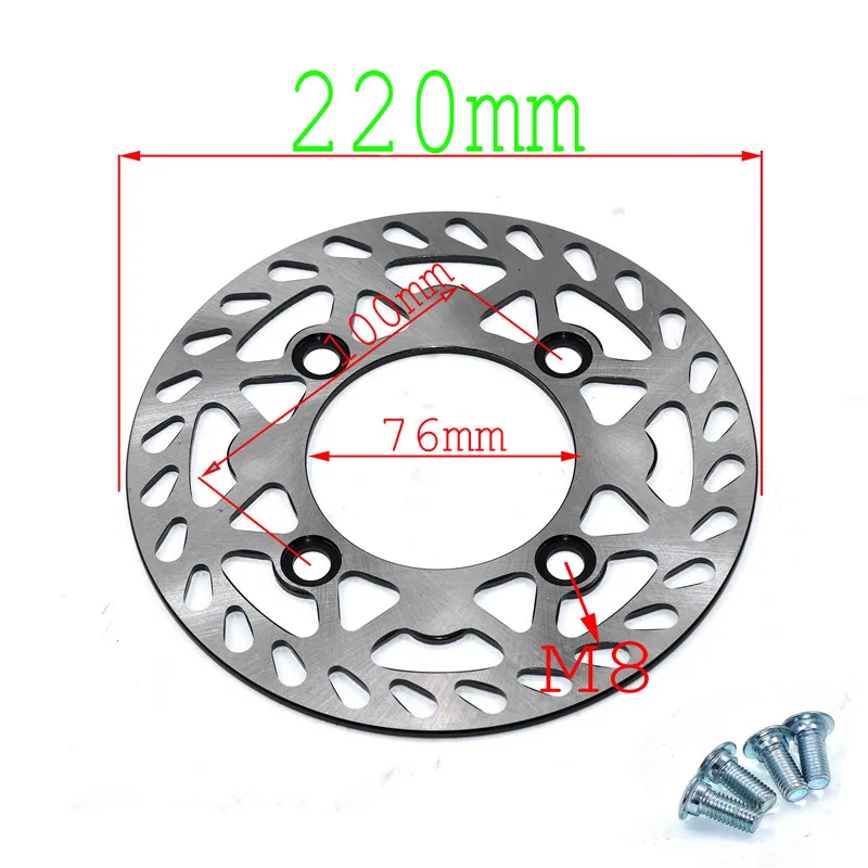 180mm 190mm 200mm 210mm 220mm 230mm Front Rear disc brake disc plate for Motorcycle KAYO BSE 125cc 140cc 160cc pocket dirt bike
