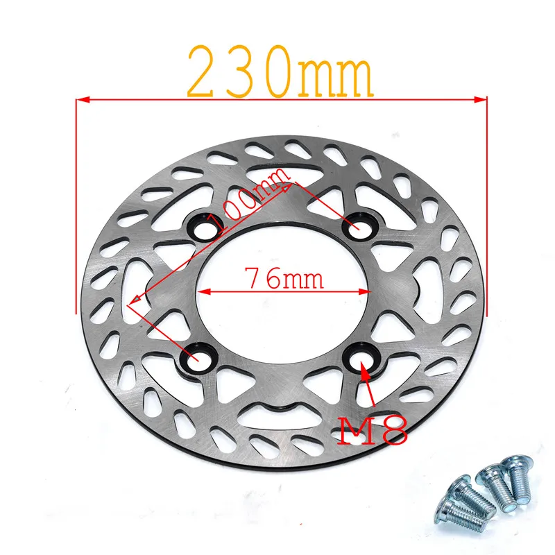 180mm 190mm 200mm 210mm 220mm 230mm Front Rear disc brake disc plate for Motorcycle KAYO BSE 125cc 140cc 160cc pocket dirt bike