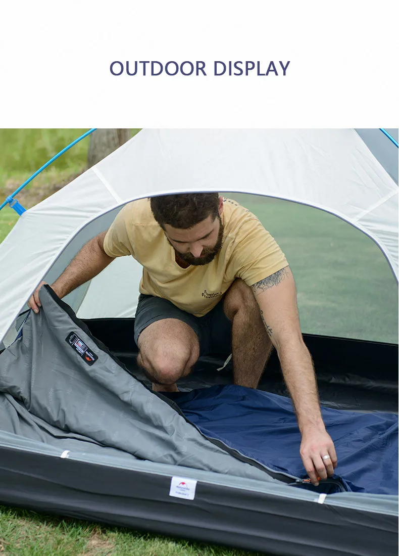 Naturehike Sleeping Bag Ultralight LW180 Waterproof Sleeping Bag Nature Hike Summer Hiking Camping Sleeping Bag