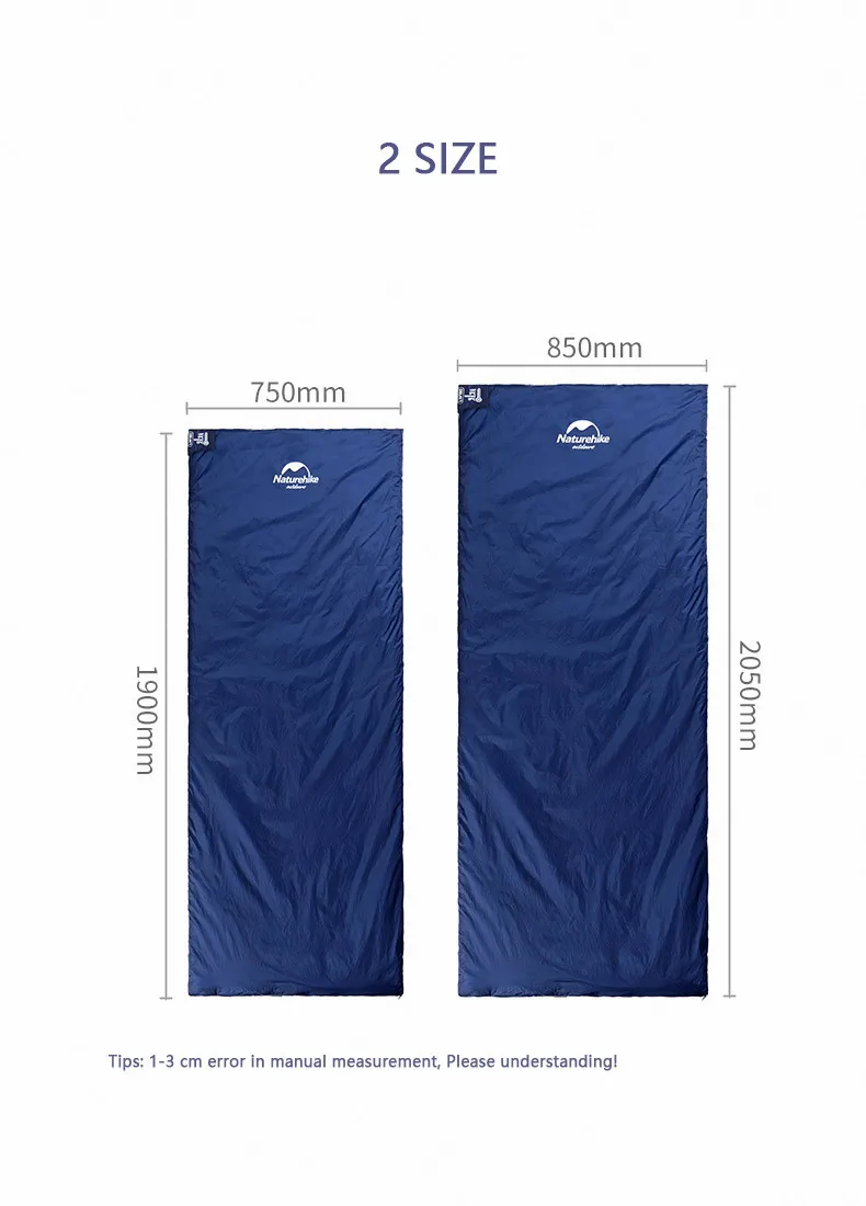 Naturehike Sleeping Bag Ultralight LW180 Waterproof Sleeping Bag Nature Hike Summer Hiking Camping Sleeping Bag