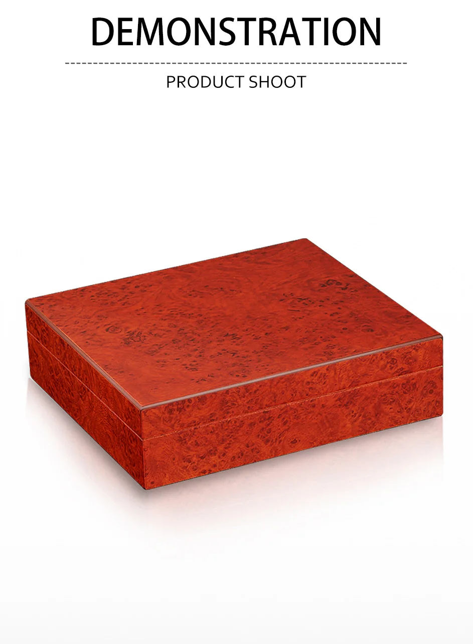 GALINER Classic Cigar Humidor Box Cedar Wood Case W/ Magnets Hygrometer Humidifier For Cigars Travel Humidor