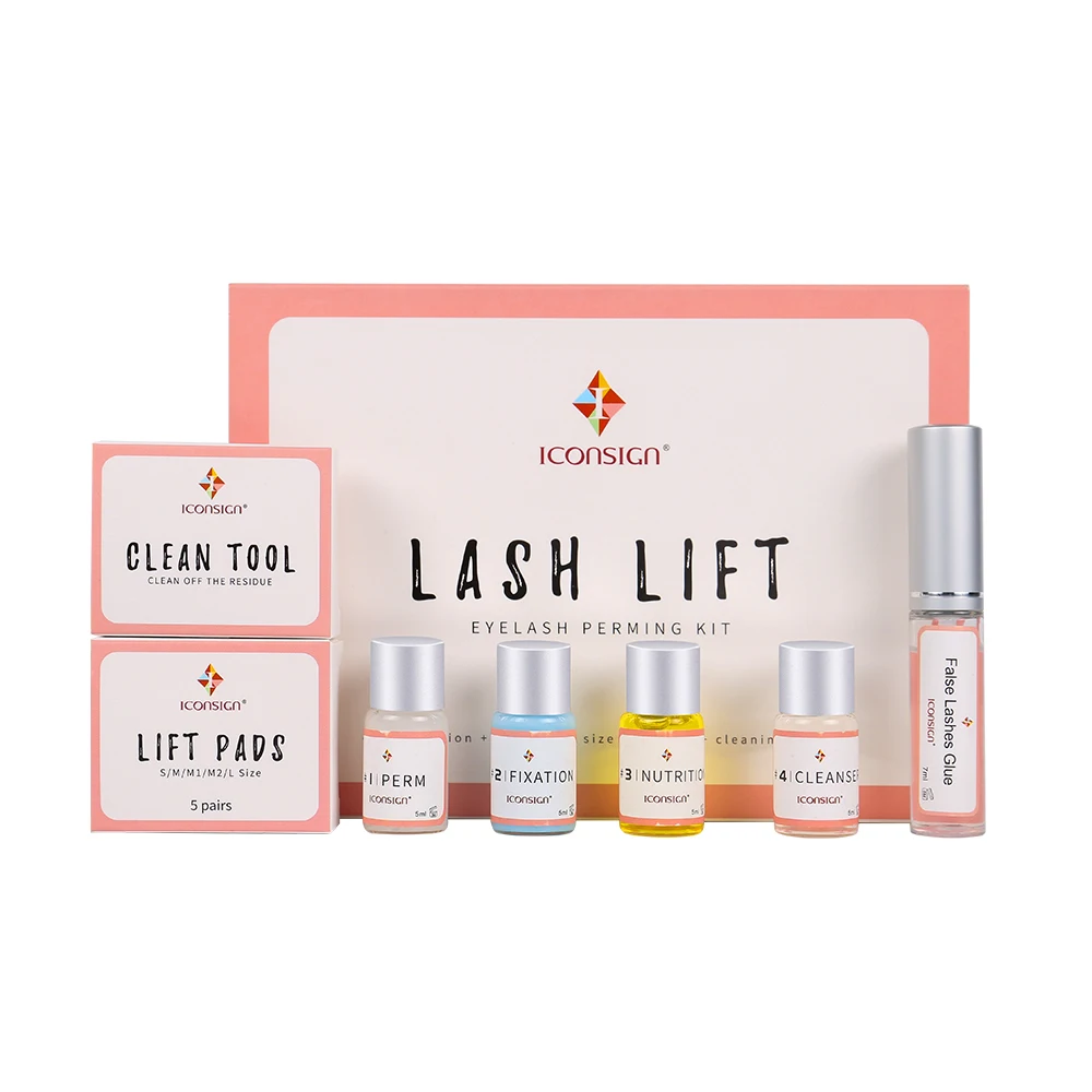 Dropshipping ICONSIGN Lash Lift Kit Lifiting Eyelash Enhancer Calia Set Lashes Perm Eyes Makeup Tools Can Do Your Logo