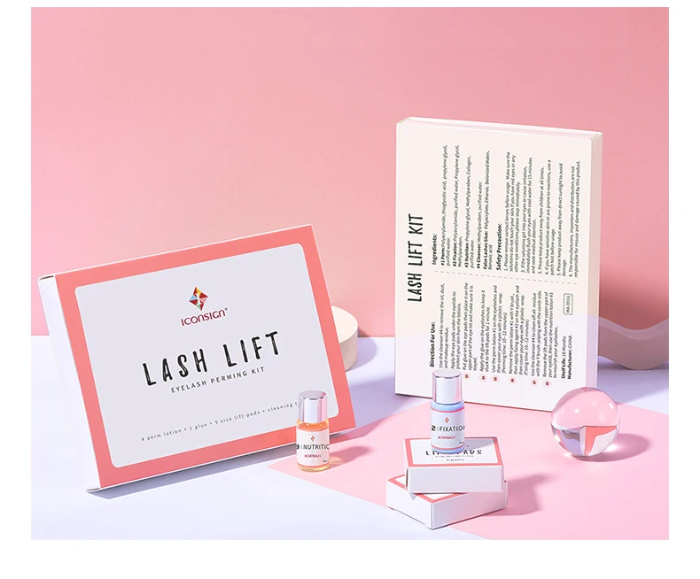 Dropshipping ICONSIGN Lash Lift Kit Lifiting Eyelash Enhancer Calia Set Lashes Perm Eyes Makeup Tools Can Do Your Logo