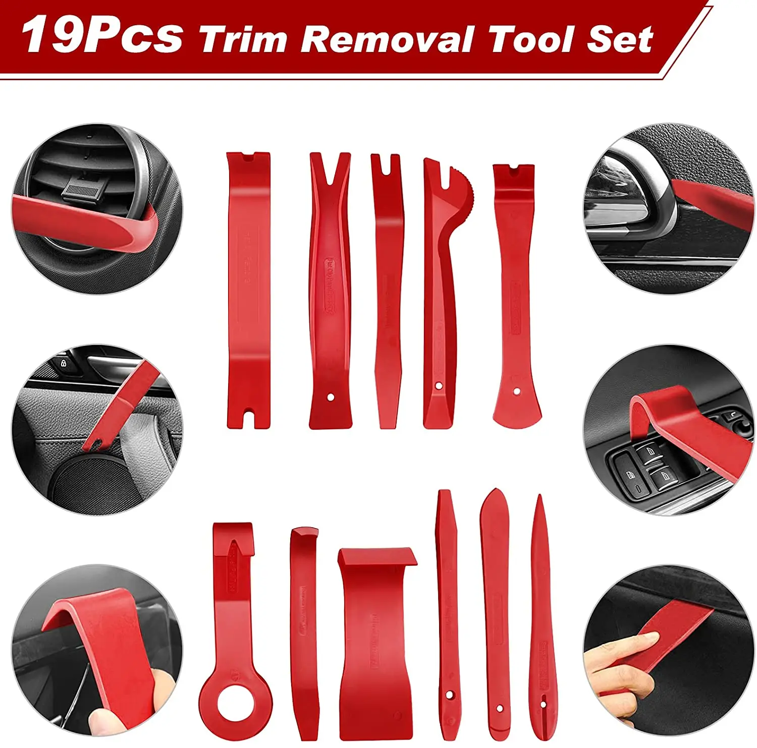 Car audio Repair Tool Car Clip rivet fastener door Panel Trim Removal Tool Auto Interior Disassembly Tools Car Pry Removal Tool