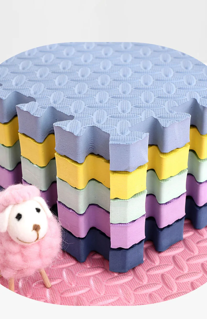 30x30cm Floor Mat For Children Thick Baby Play Mat Kids Carpet Puzzle Mats EVA Foam Rug Children Room Activities Mat For Baby