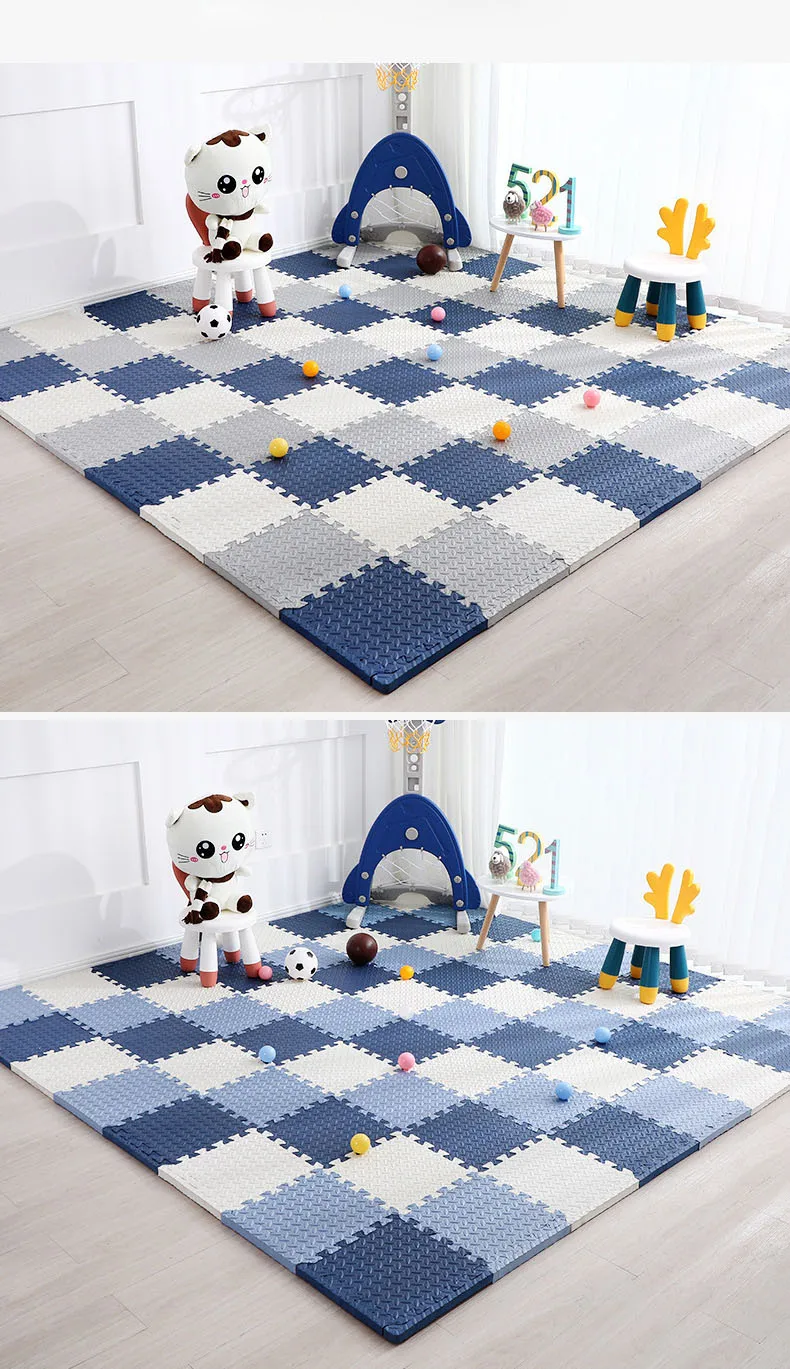 30x30cm Floor Mat For Children Thick Baby Play Mat Kids Carpet Puzzle Mats EVA Foam Rug Children Room Activities Mat For Baby