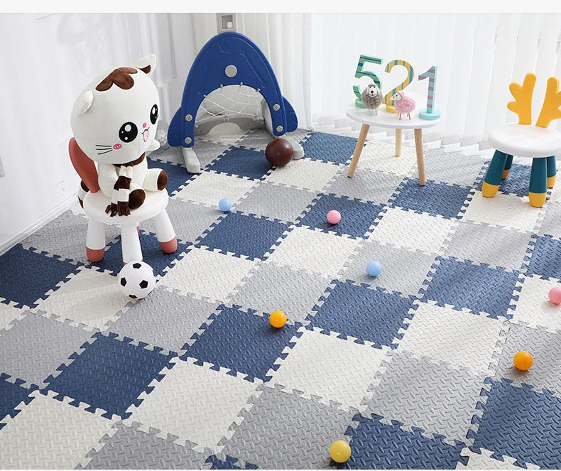 30x30cm Floor Mat For Children Thick Baby Play Mat Kids Carpet Puzzle Mats EVA Foam Rug Children Room Activities Mat For Baby