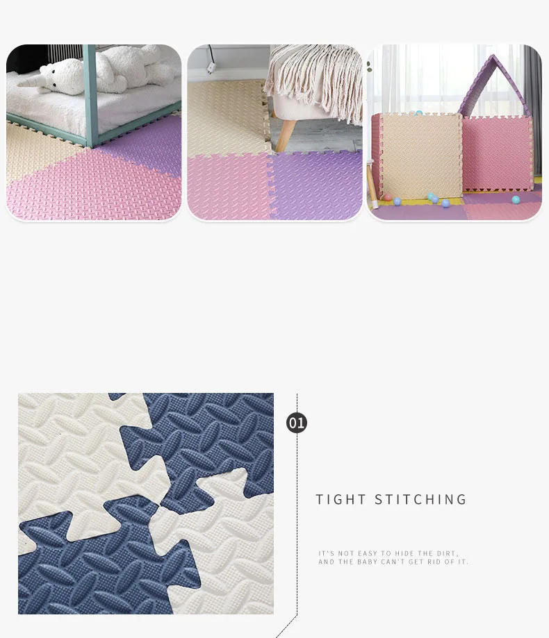 30x30cm Floor Mat For Children Thick Baby Play Mat Kids Carpet Puzzle Mats EVA Foam Rug Children Room Activities Mat For Baby
